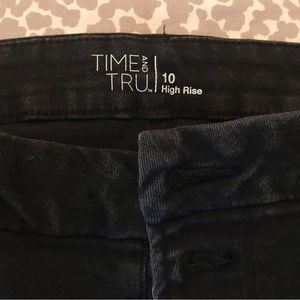 High waist crop pants, size 10 in black